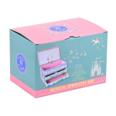 Floss & Rock 3 Çekmeceli Müzikli Mücevher Kutusu Enchanted - 5
