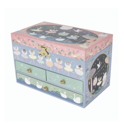 Floss & Rock 3 Çekmeceli Müzikli Mücevher Kutusu Enchanted - 2