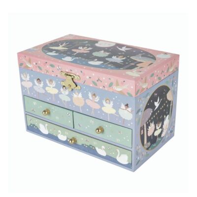 Floss & Rock 3 Çekmeceli Müzikli Mücevher Kutusu Enchanted - 2