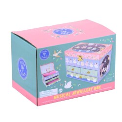Floss & Rock 3 Çekmeceli Müzikli Mücevher Kutusu Enchanted - 4