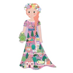 Floss & Rock 40 Parça Puzzle Prenses Şekilli Yap Boz Fairy Tale - 3
