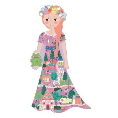 Floss & Rock 40 Parça Puzzle Prenses Şekilli Yap Boz Fairy Tale - 3
