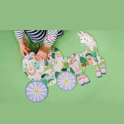 Floss & Rock 80 Parça Bal Kabağı Arabası Şekilli Yapboz Fairy Tale New - 3