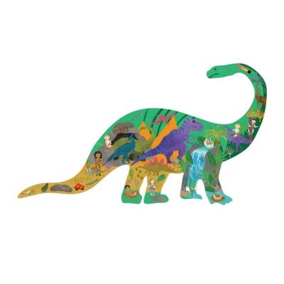 Floss & Rock 80 Parça Puzzle Dinozor Şekilli Yap Boz Dino - 2