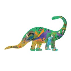 Floss & Rock 80 Parça Puzzle Dinozor Şekilli Yap Boz Dino - 2