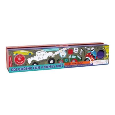 Floss & Rock Boyanabilir Oyun ve Aktivite Matı / Cars - 3