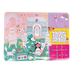 Floss & Rock Boyanabilir Oyun ve Aktivite Matı Rainbow Fairy - 1