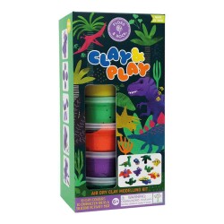 Floss & Rock Clay And Play Hava İle Kuruyan Kil Seti/Dino - Floss & Rock