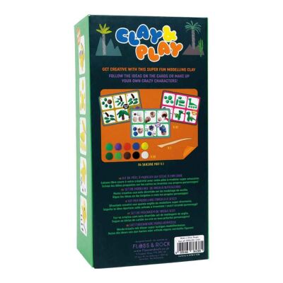 Floss & Rock Clay And Play Hava İle Kuruyan Kil Seti/Dino - 5