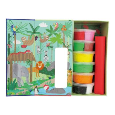 Floss & Rock Clay And Play Hava İle Kuruyan Kil Seti/Jungle - 2