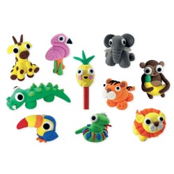 Floss & Rock Clay And Play Hava İle Kuruyan Kil Seti/Jungle - 3