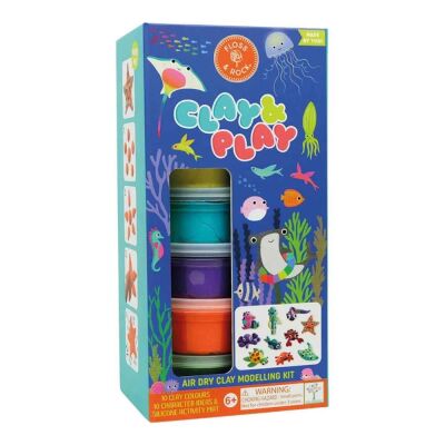 Floss & Rock Clay And Play Hava İle Kuruyan Kil Seti/Ocean - 1