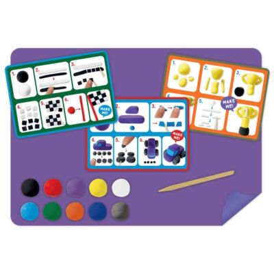 Floss & Rock Clay And Play Kil Seti Cars - 4