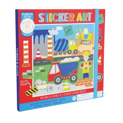 Floss & Rock Kokulu Sticker Aktivite Kitabı Construction - 1