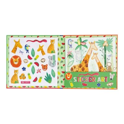 Floss & Rock Kokulu Sticker Aktivite Kitabı / Jungle - 2