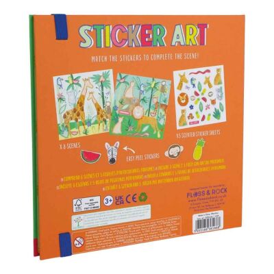 Floss & Rock Kokulu Sticker Aktivite Kitabı / Jungle - 3