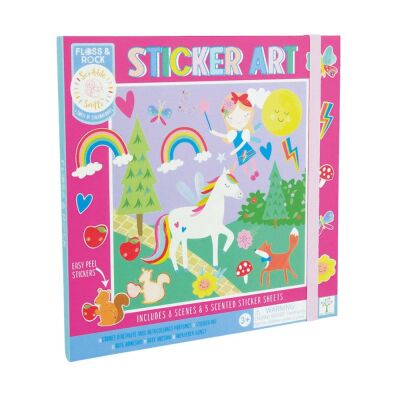 Floss & Rock Kokulu Sticker Aktivite Kitabı Rainbow Fairy - 1