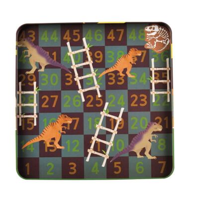 Floss & Rock Mıknatıslı Kutu Oyunları 4’Ü 1 Arada Dinosaur - 2