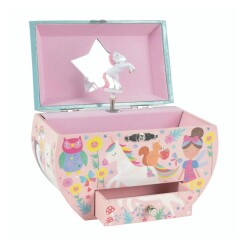 Floss & Rock Müzikli Oval Mücevher Kutusu Rainbow Fairy - Floss & Rock
