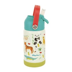 Floss & Rock Paslanmaz Çelik Pipetli Suluk Jungle - 2