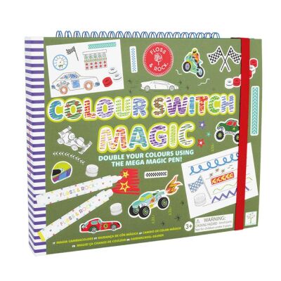 Floss & Rock Renk Değiştiren Sihirli Aktivite Kitabı Cars - 1