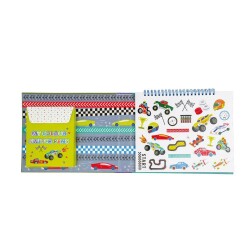 Floss & Rock Renk Değiştiren Sihirli Aktivite Kitabı Cars - 2
