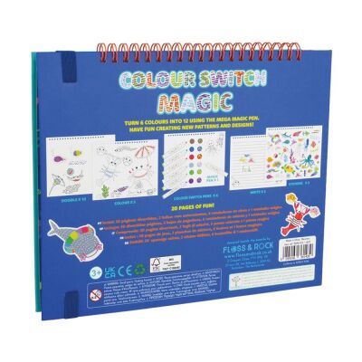 Floss & Rock Renk Değiştiren Sihirli Aktivite Kitabı Ocean - 3