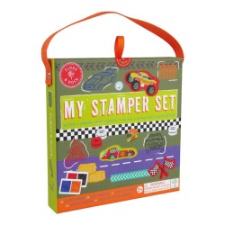 Floss & Rock Stamper Ahşap Baskı Seti Cars - Floss & Rock