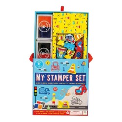 Floss & Rock Stamper Ahşap Baskı Seti Construction - 2