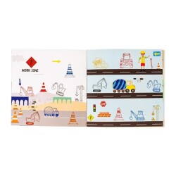 Floss & Rock Stamper Ahşap Baskı Seti Construction - 5