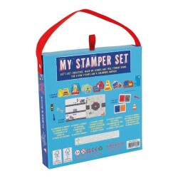 Floss & Rock Stamper Ahşap Baskı Seti Construction - 6