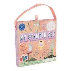 Floss & Rock Stamper Ahşap Baskı Seti Enchanted - Floss & Rock