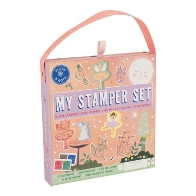 Floss & Rock Stamper Ahşap Baskı Seti Enchanted - 1