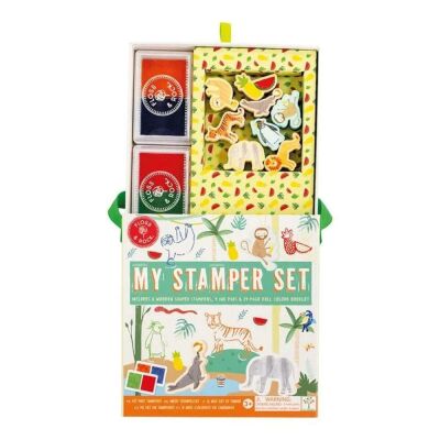 Floss & Rock Stamper Ahşap Baskı Seti Jungle - 3