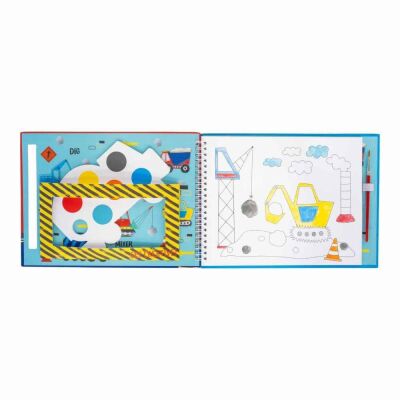 Floss & Rock Sulu Boyalı Boyama Kitabı Constructıon Yeni - 2