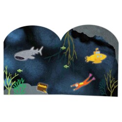 Floss & Rock Tak Çıkart Sticker Oyun Sahnesi / Deep Sea - 2