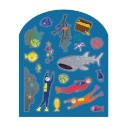 Floss & Rock Tak Çıkart Sticker Oyun Sahnesi / Deep Sea - 5