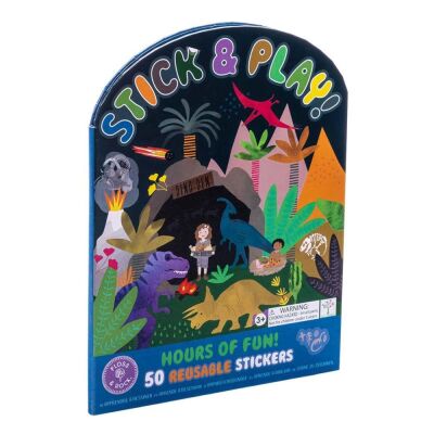 Floss & Rock Tak Çıkart Sticker Oyun Sahnesi Dino - 1