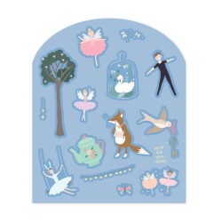 Floss & Rock Tak Çıkart Sticker Oyun Sahnesi / Enchanted - 4