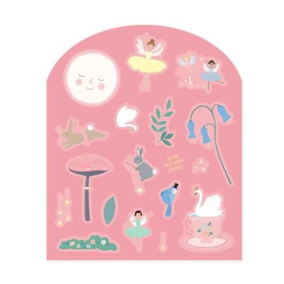 Floss & Rock Tak Çıkart Sticker Oyun Sahnesi / Enchanted - 5