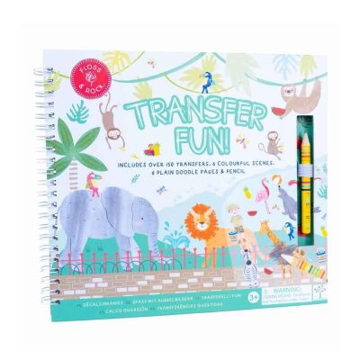 Floss & Rock Transfer Fun Aktivite Kitabı Jungle Yeni - 1