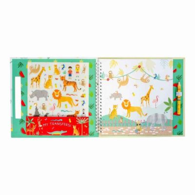Floss & Rock Transfer Fun Aktivite Kitabı Jungle Yeni - 2
