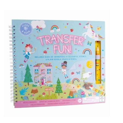 Floss & Rock Transfer Fun Aktivite Kitabı Rainbow Fairy Yeni - 1