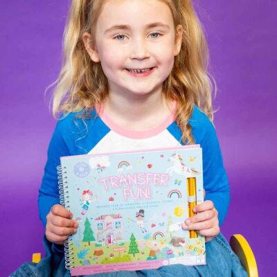 Floss & Rock Transfer Fun Aktivite Kitabı Rainbow Fairy Yeni - 3