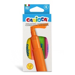 Carioca Fosforlu İşaretleme Kalemi 4lü Memory - Carioca