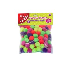 Fosforlu Pon Pon 2 Cm 100lü - Bu Bu