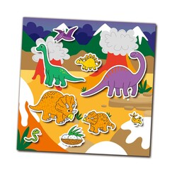Galt Çıkartma Kitabı Dinozorlar 3 Yaş+ - Thumbnail