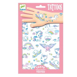 Geçici Çocuk Dövmesi Unicorn - Djeco
