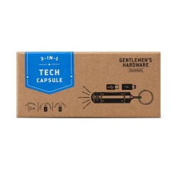 Gentlemens Hardware 3'ü 1 Arada Tech Kapsül Anahtarlık - Gentlemens Hardware