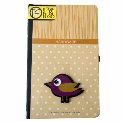 Gıpta Ahşap Figürlü Defter 120 Yap Çizgili Hardware - 3